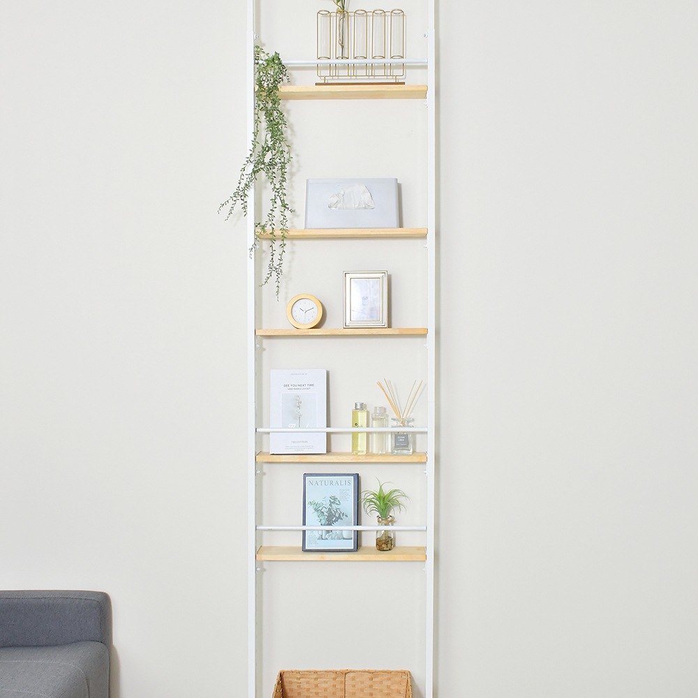 スリムウォールラック【幅55cm／つっぱり式】