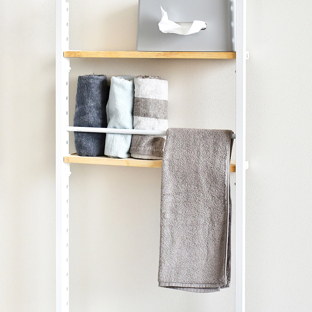 スリムウォールラック【幅55cm／つっぱり式】