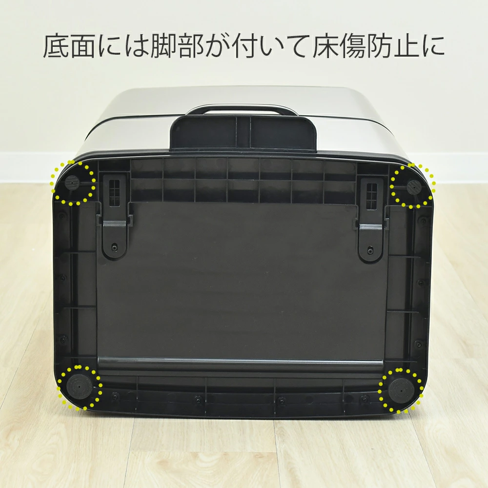 センサー式 自動開閉 ステンレスダストボックス【上段35L+下段25L(総量60L)／EKO】