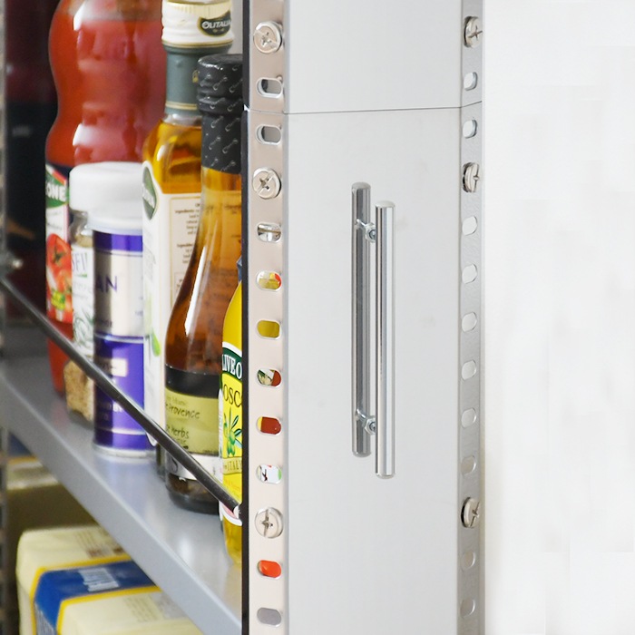 ステンレス製 隙間収納ワゴン【幅10×高さ159cm】