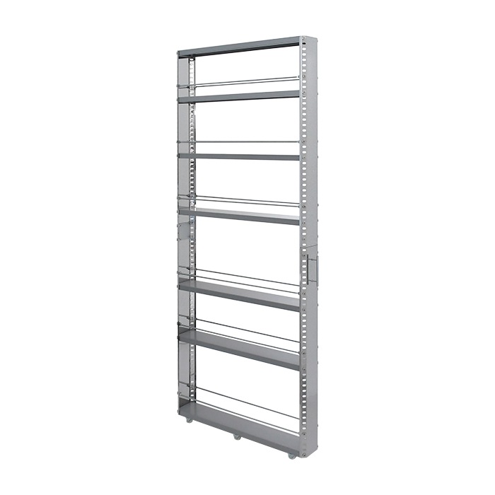 ステンレス製 隙間収納ワゴン【幅10×高さ159cm】