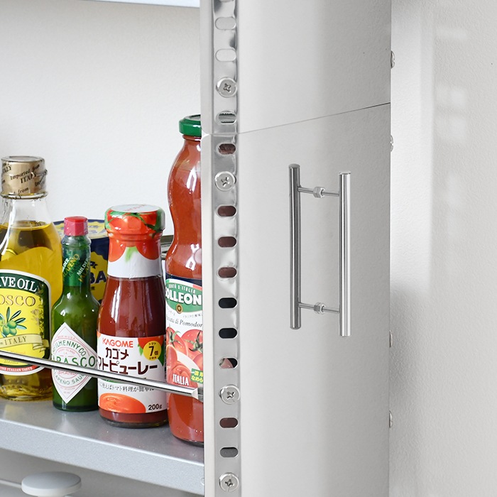 ステンレス製 隙間収納ワゴン【幅20×高さ159cm】