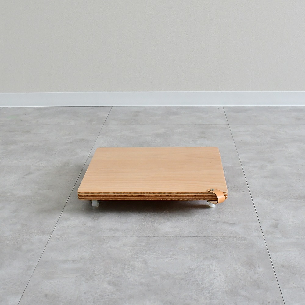 キャスター付きプランタースタンド【幅35×奥行35cm／南魚沼産木材／rootis select】