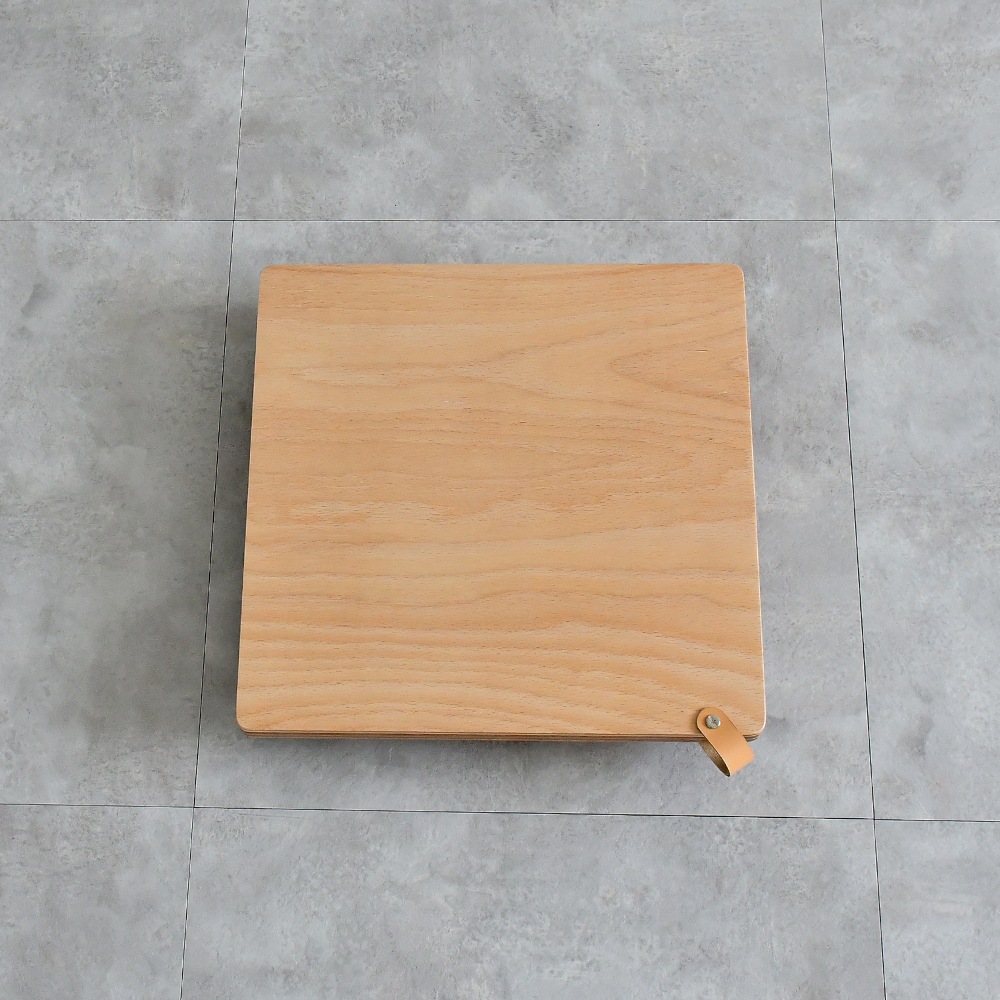 キャスター付きプランタースタンド【幅35×奥行35cm／南魚沼産木材／rootis select】