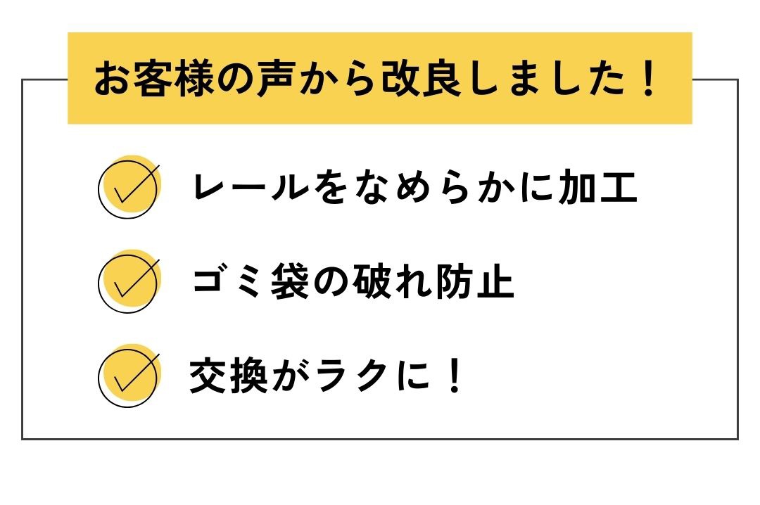 ステンレス製 ダストボックス 45L【室内用】