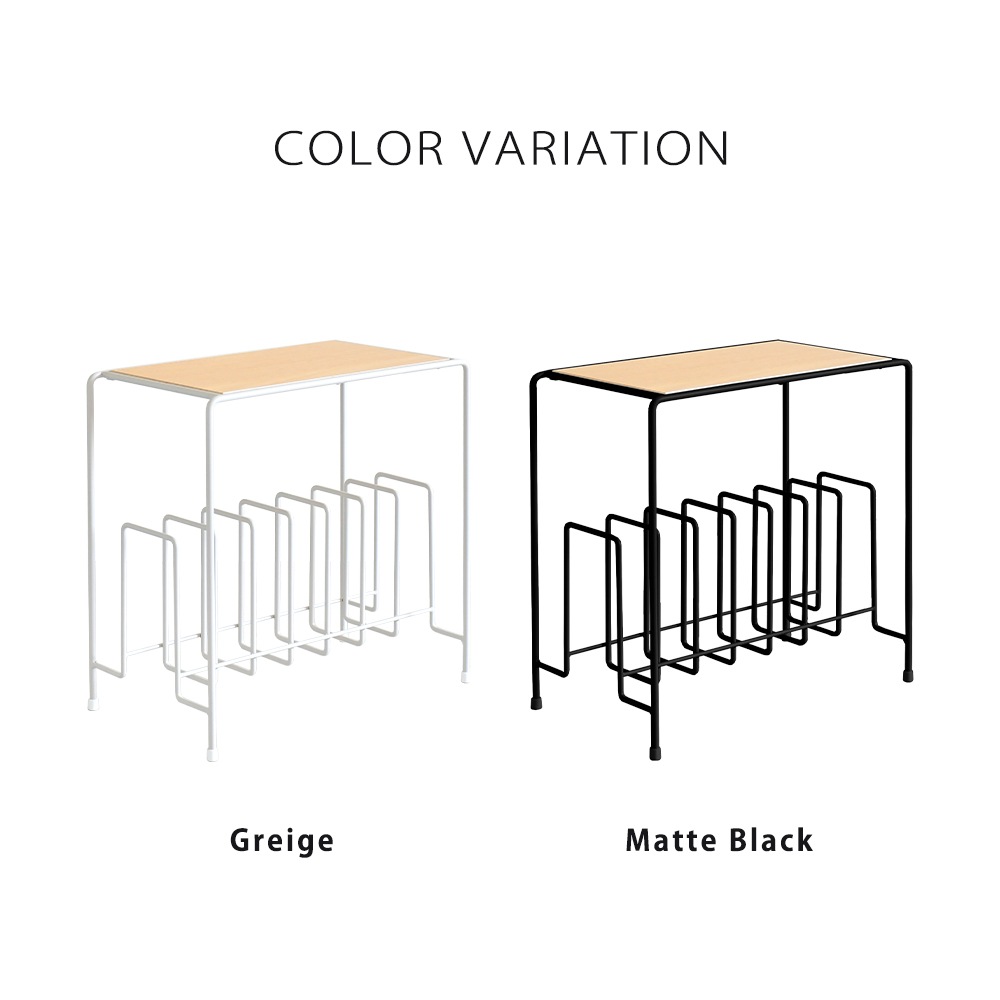 bokula サイドテーブル with マガジンラック