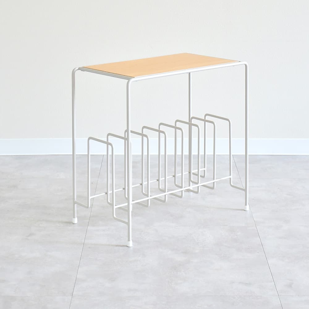 bokula サイドテーブル with マガジンラック