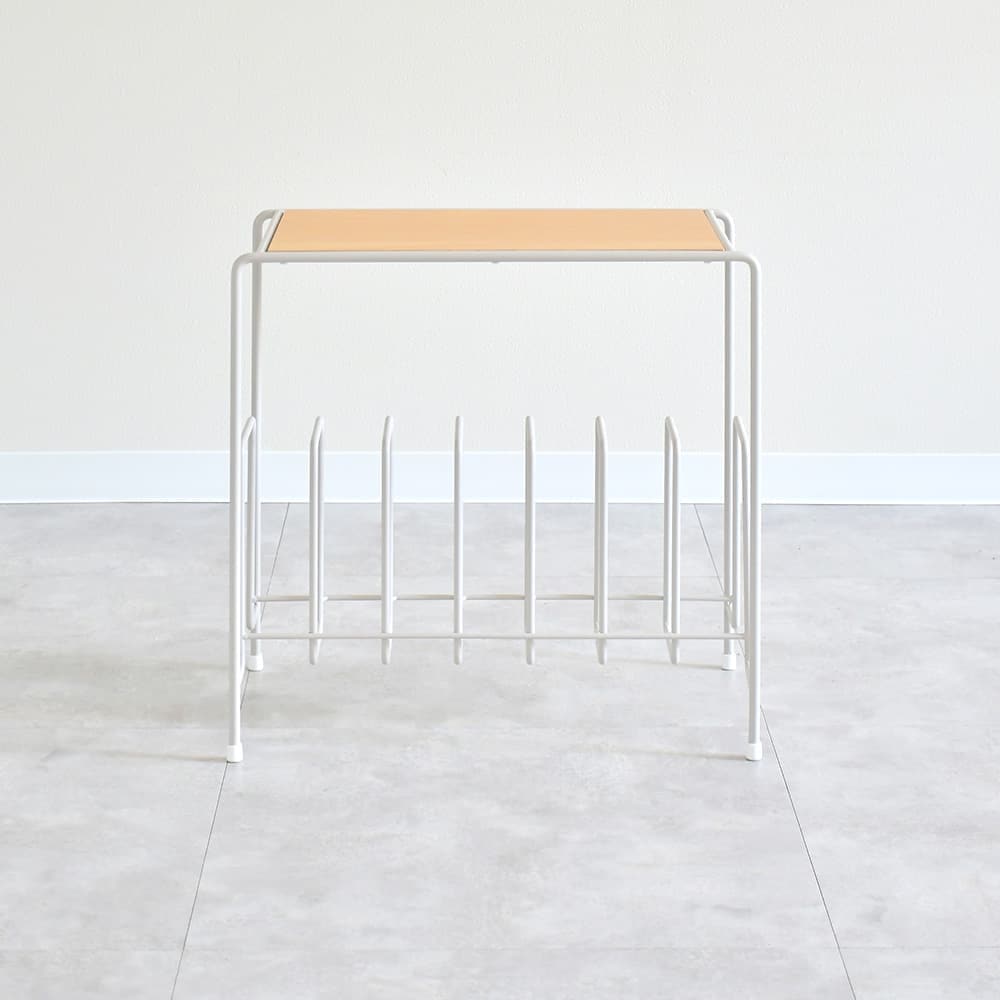 bokula サイドテーブル with マガジンラック