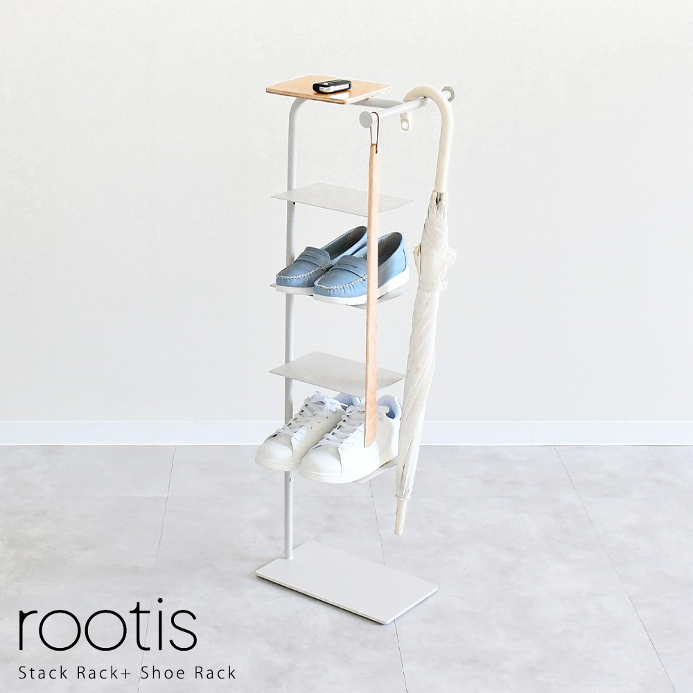 bokula Stack Rack + シューズラック【棚4枚】