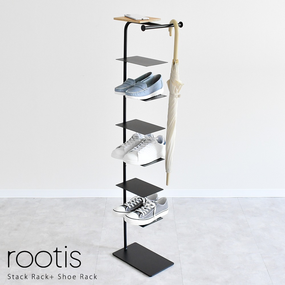 bokula Stack Rack + シューズラック【棚6枚】