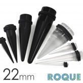 ボディピアス 22mm アクリル エキスパンダー 拡張器(7/8インチ)(1個売り)◆オマケ革命◆