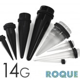 ボディピアス 14G アクリル エキスパンダー 拡張器(1個売り)◆オマケ革命◆