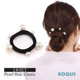 (2本SET)パール ヘアゴム ヘアアクセサリー◆オマケ革命◆