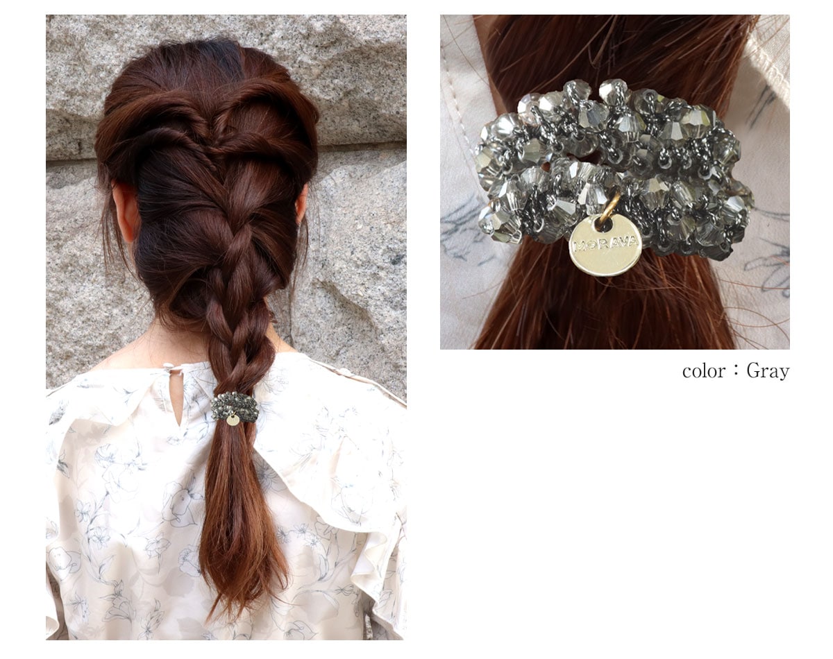 ビーズ ヘアゴム ヘアアクセサリー(1本売り)◇オマケ革命◇ | ボディ