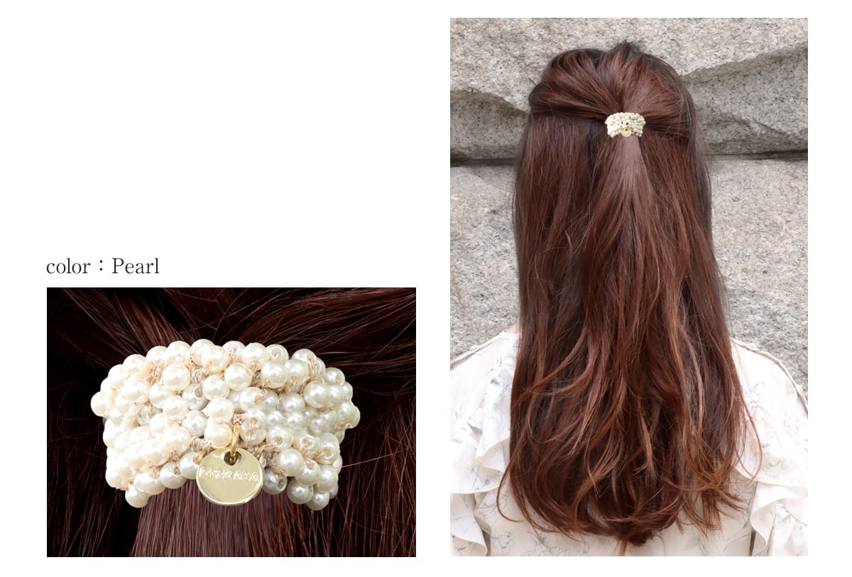 ビーズ ヘアゴム ヘアアクセサリー(1本売り)◇オマケ革命◇ | ボディ