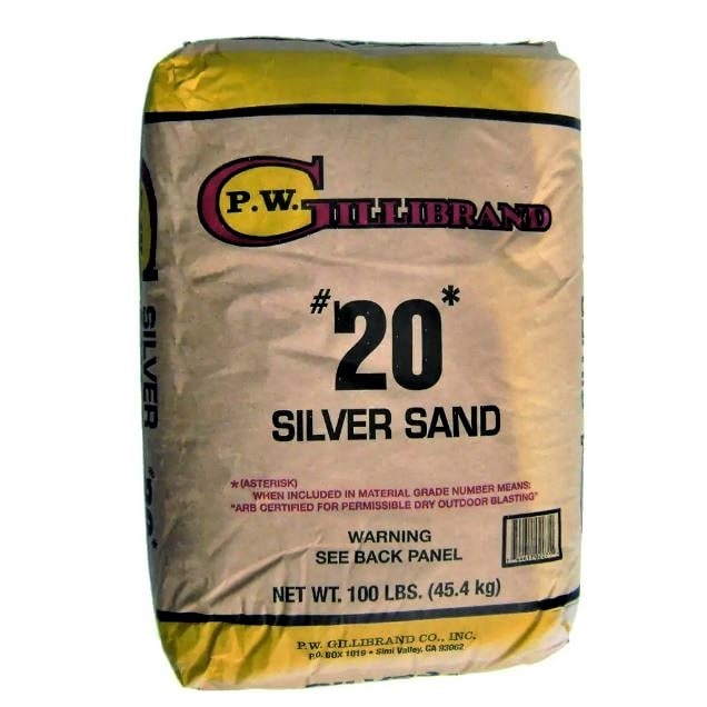 Сɡ20    P.W. Gillbrand Silver Sand  100LBS (45kg)