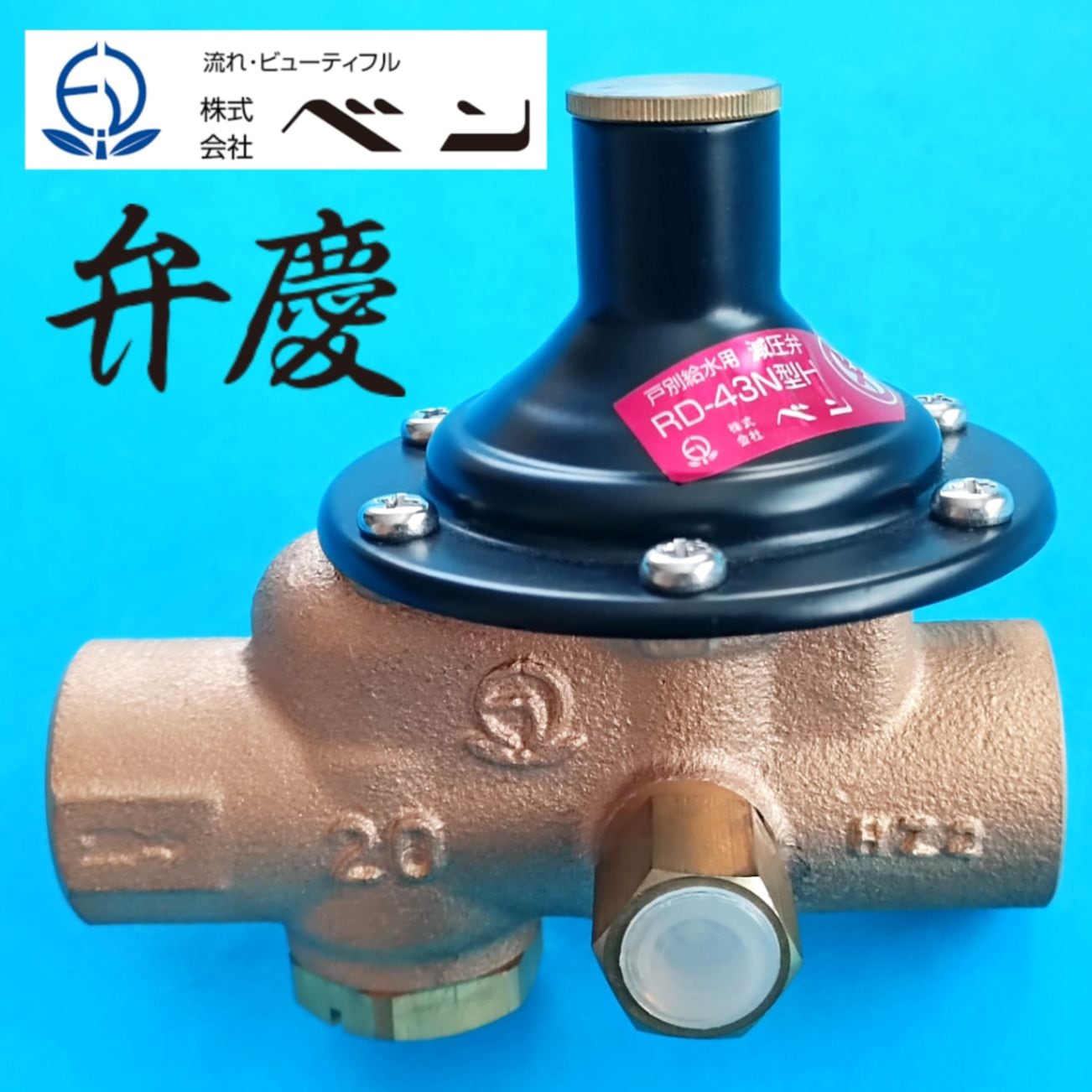 戸別給水用減圧弁 弁慶 RD-43N-FHL3 【0.25MPa】 20A ベン | RO