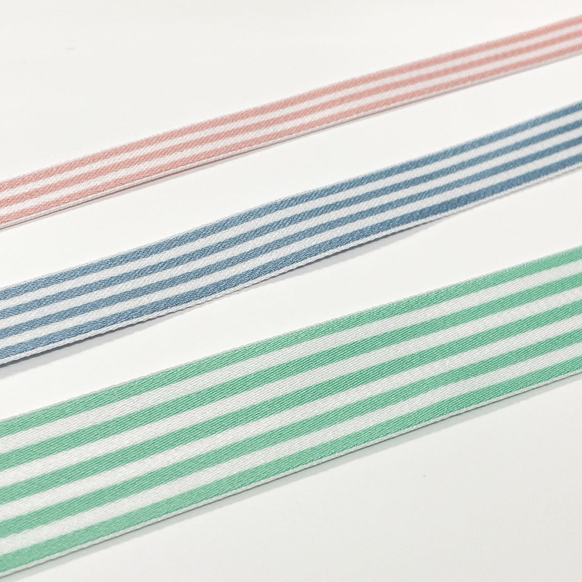 サンプルカット】［No.11515］ストライプ サテン リボン | SAMPLE