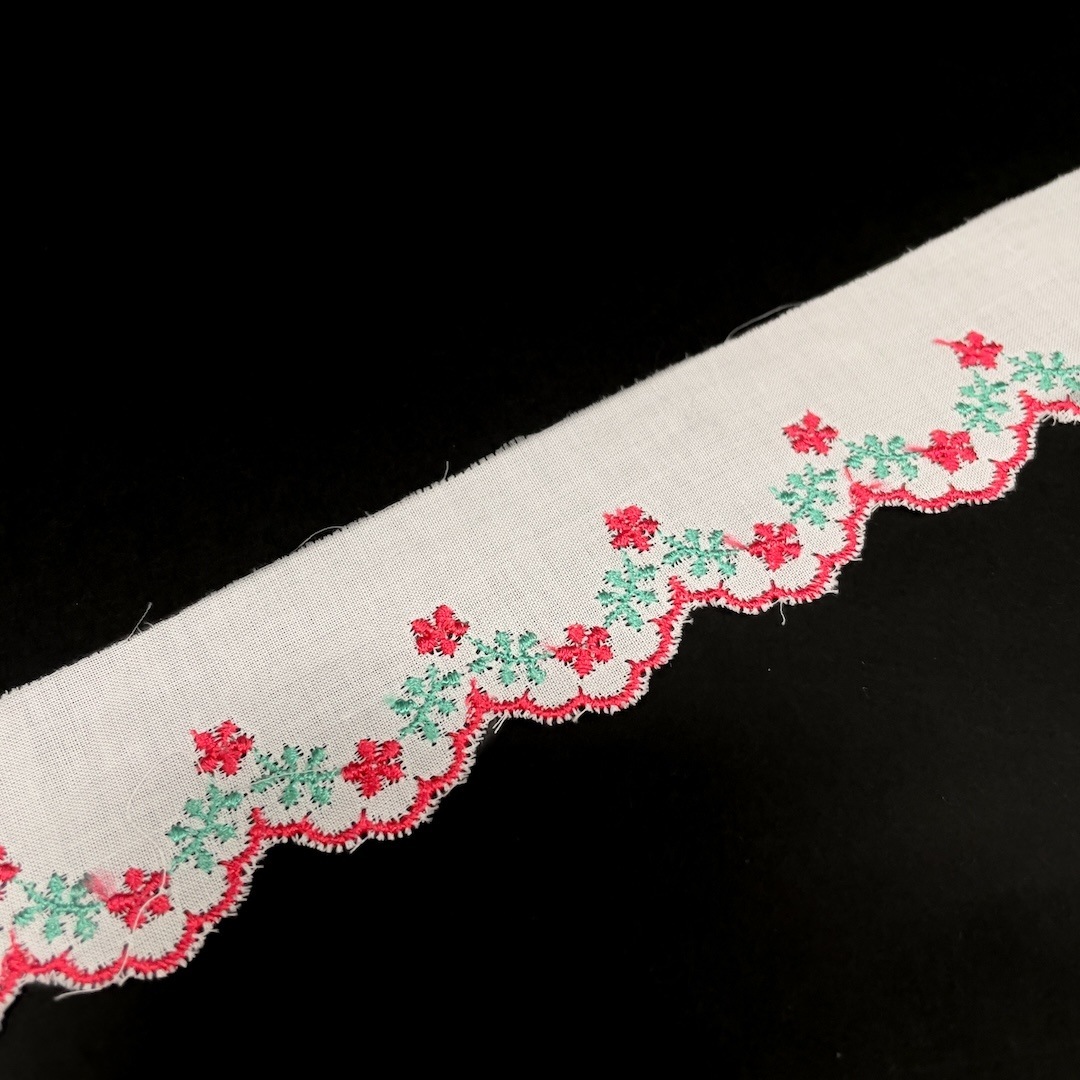 No.34710］コットン エンブロイダリー レース | LACE | ROSE BRAND