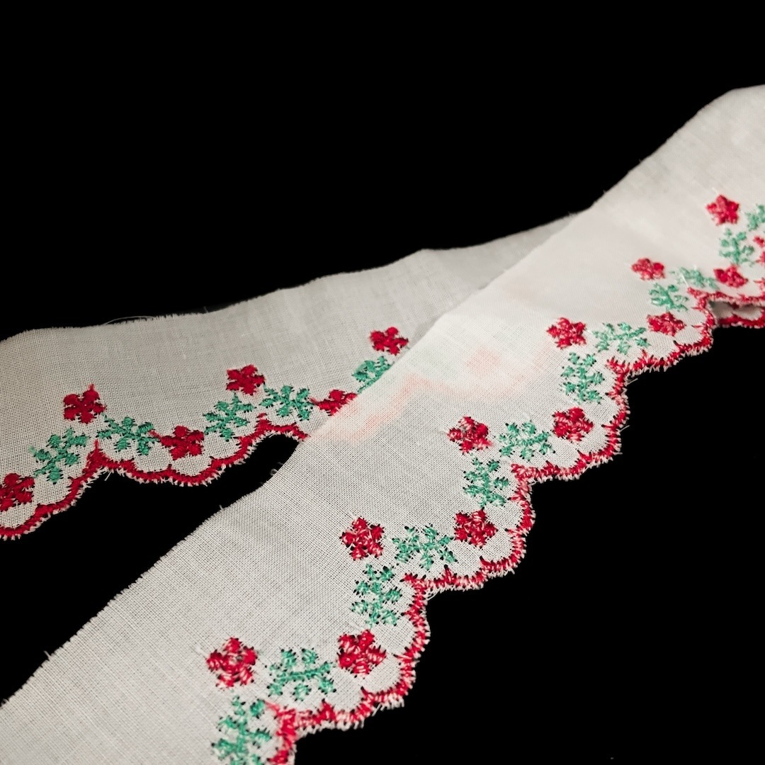 No.34710］コットン エンブロイダリー レース | LACE | ROSE BRAND