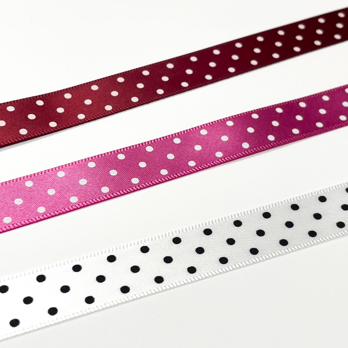 No.6125］水玉 サテン リボン | RIBBON | ROSE BRAND