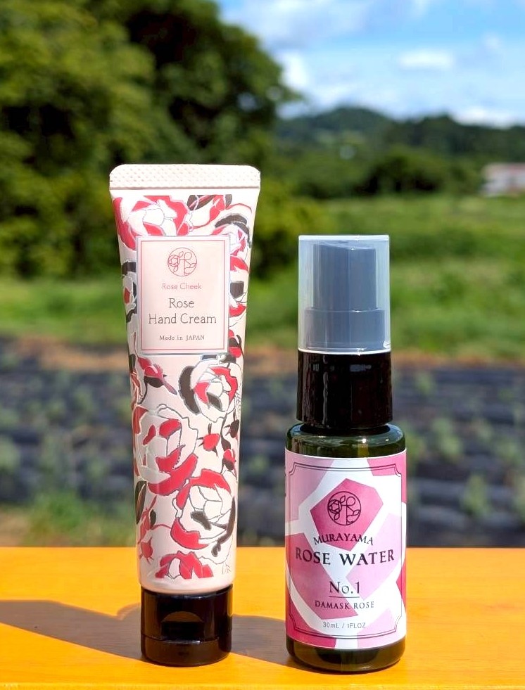 「Rose Hand Cream」 & 「ローズウォーター ダマスクローズ 30ml」 セット