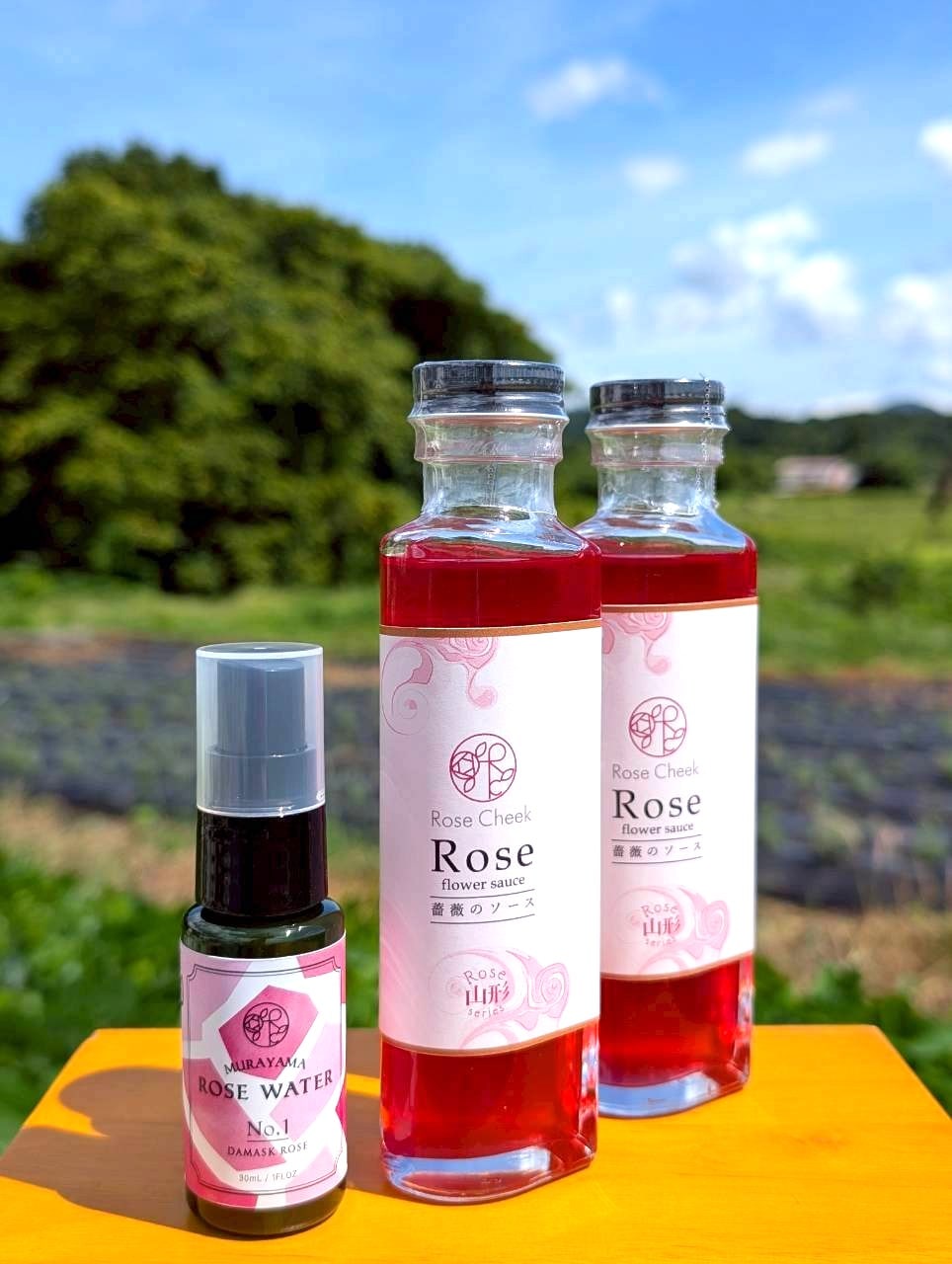 「薔薇のソース」×2本 & 「ローズウォーター 30ml」×1本 セット