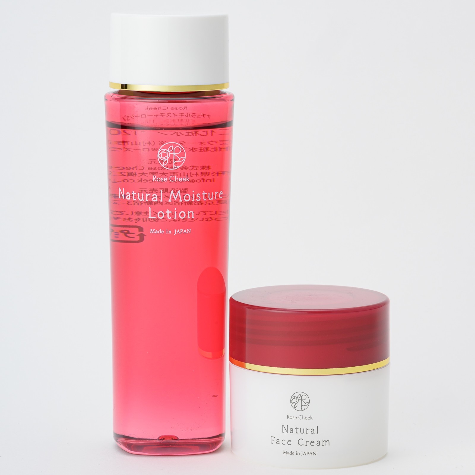 先行販売開始　ローズフェイシャルスキンケア2点セット（Natural Moisture Lotion ＆ Natural Face Cream）　　※商品お届けは2/10以降となります