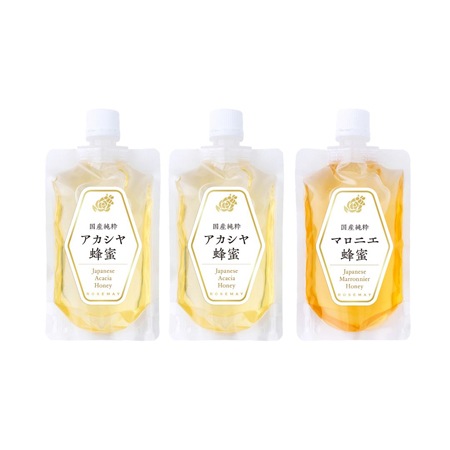 秋田県産アカシヤ＆マロニエ蜂蜜セット｜無添加ジャム、蜂蜜の通販