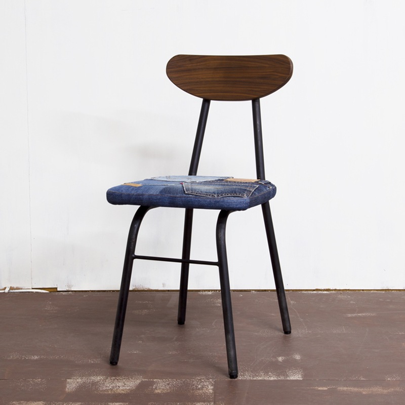 SCHOOL CHAIR DENIM WALNUT｜スクールチェア デニムウォールナット