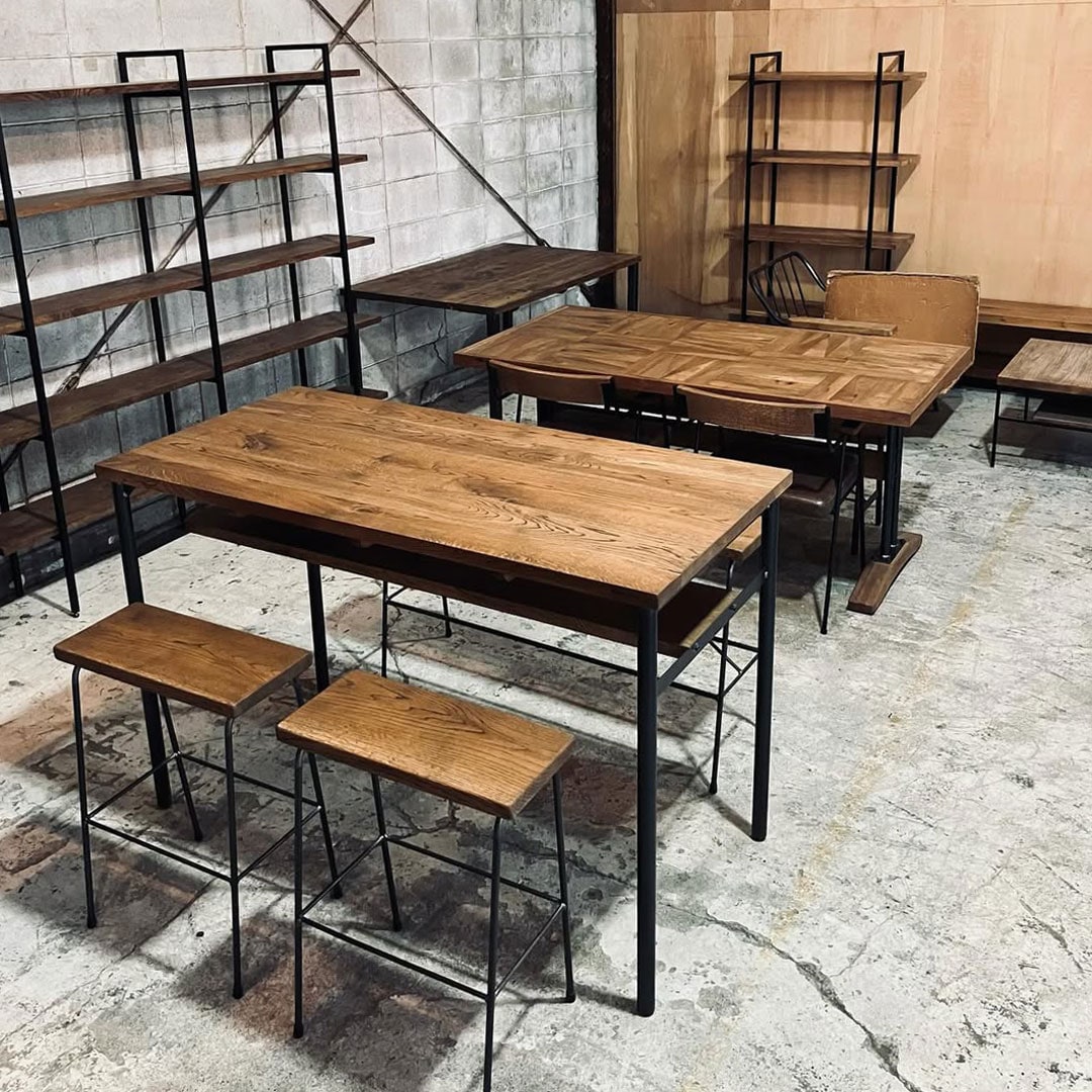 【希少・美品】ギターマンチェアー アイアン脚 スツール カウンターチェア 演奏用 woodsketch-woodsketch-家具工房