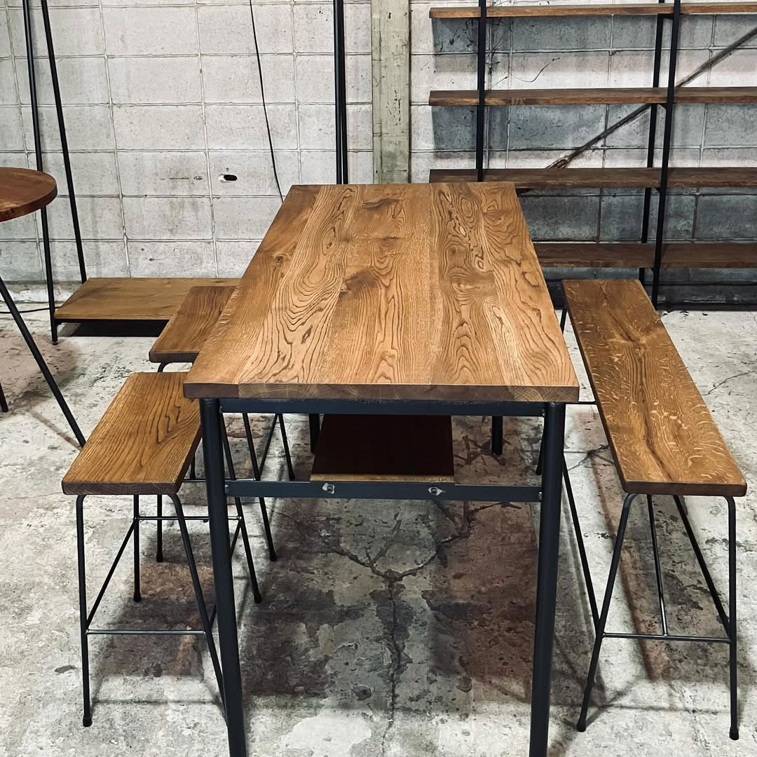 ATAT stool｜エーティーエーティー ハイスツール 讃岐産コナラ無垢材