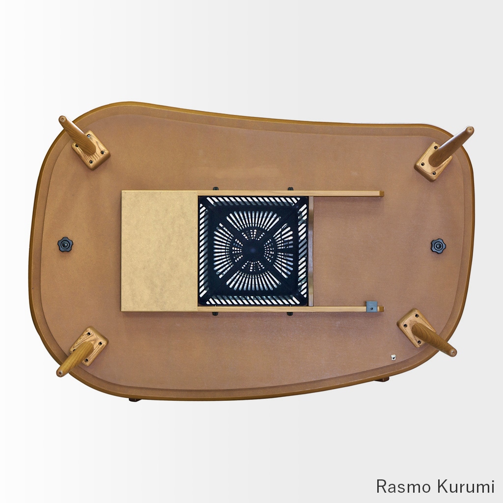Rasmo Kurumi｜ラスモコタツテーブル クルミ｜Nichibi Woodworks
