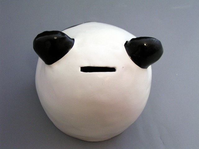 在庫処分価格 かぶり面 貯金箱： パンダ （セール)｜ぱんだグッズ,中国