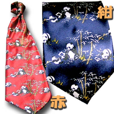 中国 土産 ネクタイ パンダ XL柄(ネコポス便可)｜ぱんだグッズ,中国
