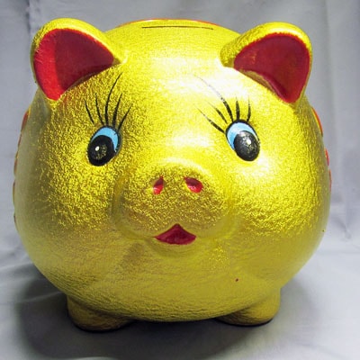 金ブタ貯金箱 12インチ【送料無料】（沖縄別途1000円） | 猪年,亥年