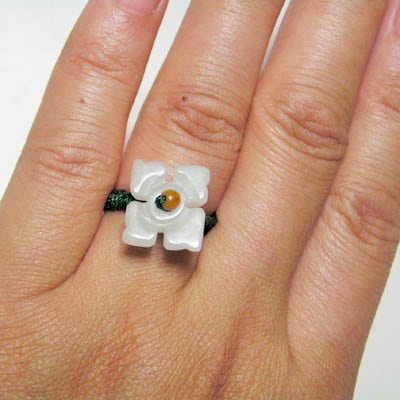 天然石フラワーリング（kp） チャイナ指輪 ｜アクセサリー,ジュエリー