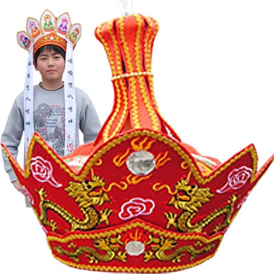 三蔵法師佛僧帽子(送料無料) 太極拳衣料,中国,中華街,お土産,帽,キャップ,ハット,コスプレ,ハロウィン,おしゃれ,刺繍,西遊記 三蔵法師佛僧帽子【送料無料】 太極拳衣料,中国,中華街,お土産,帽