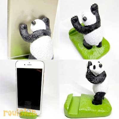 セトクラフト 抑え パンダ スマホ スタンド【送料無料】（沖縄700円