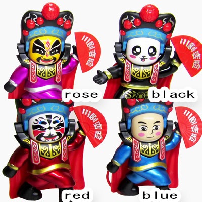 中国変面人形 大4面|四面,顔が変わる,中国芸能,マジック,マジシャン