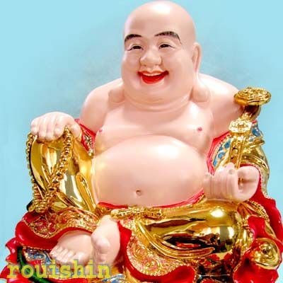 特大 七福神 ほてい 置物 【送料無料】（沖縄1000円） ｜中国