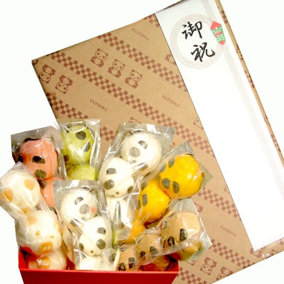 中華まん】ギフトセット麒麟（パ、角、肉パ、辛、苺、野、餡-7種