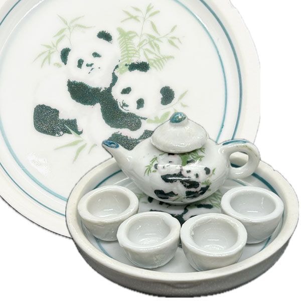 ミニチュア パンダ 茶器セット ネコポス便なら【送料無料