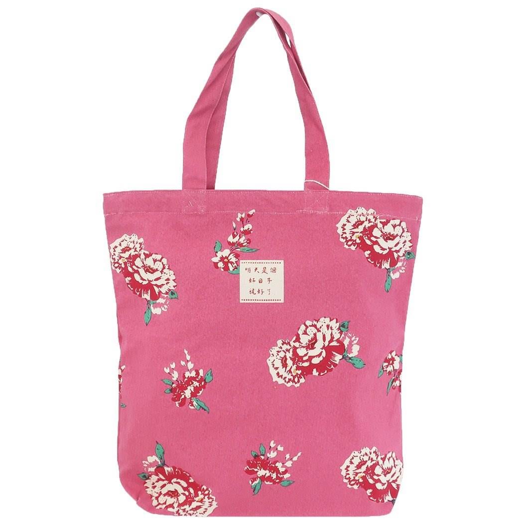 フアウェンファスナー付a4トート ネコポス便なら 送料無料 花柄 コットン 大容量 バック バッグ 新入生 入れ チャイナ グッズ 中国 中華街 可愛い 雑貨 すべての商品 風水 太極拳 中国雑貨 中国衣料 パンダまんの老維新