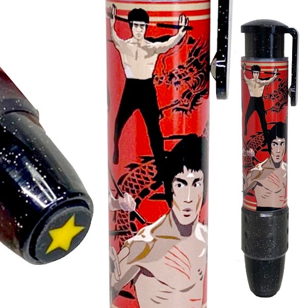 龍ノック式消しゴムブルースリー ネコポス便可 カンフー 李小龍 功夫 最強 文具 文房具 消しゴム ドラゴン 無敵 中国 中華街 レトロ 雑貨 ノスタルジック 中国雑貨 中華グッズ 日用品 文具 文房具 文具その他 風水 太極拳 中国雑貨 中国衣料 パンダまんの老維新