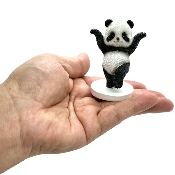 ミニ樹脂カンフーパンダ6 (17293A) ｜フィギュア,人形,panda,ぱんだ