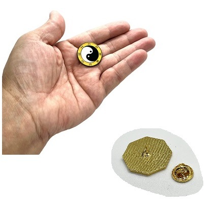 金メッキ？ 陰陽マーク バッジセット 10004841_15.jpg