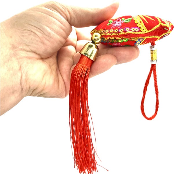 スパンコール付きマスコットベロア飾り,鯉【ネコポス便可】｜中国房