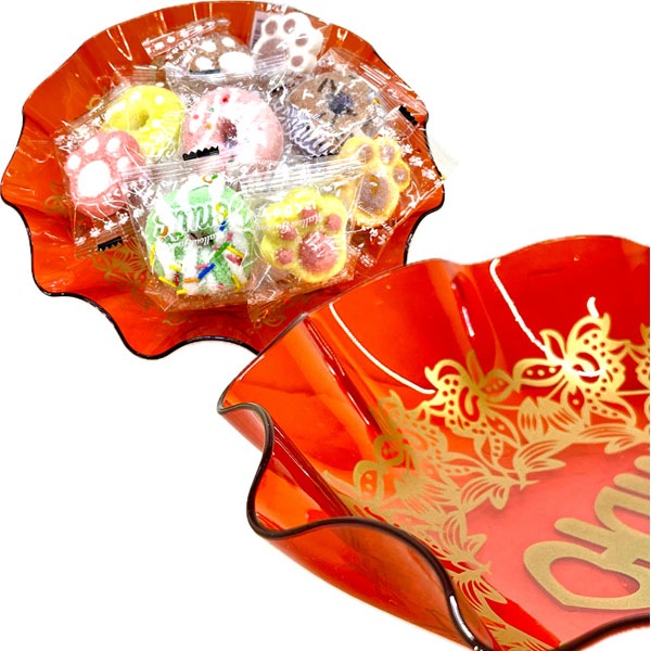 双喜プラスチック波型菓子皿 | 双喜,ダブルハピネス,食器,プラスチック