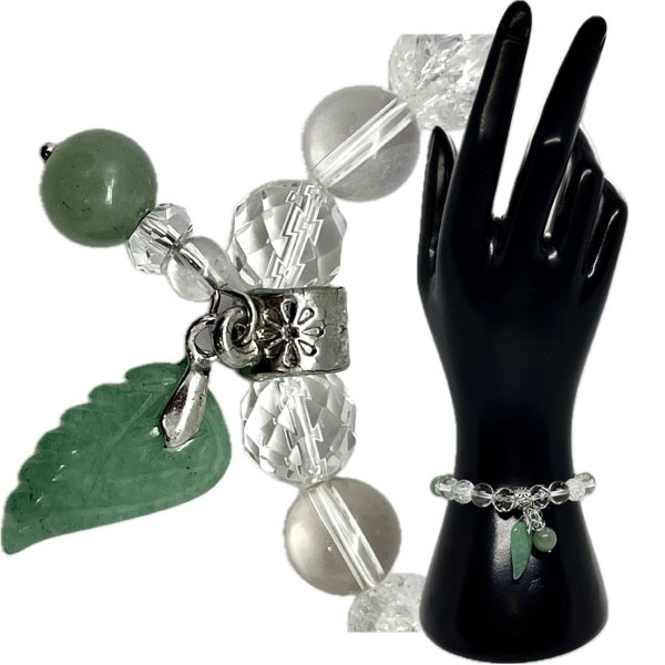 ブレスレット】天使の羽ブレスアベンチュリン ネコポス便なら【送料